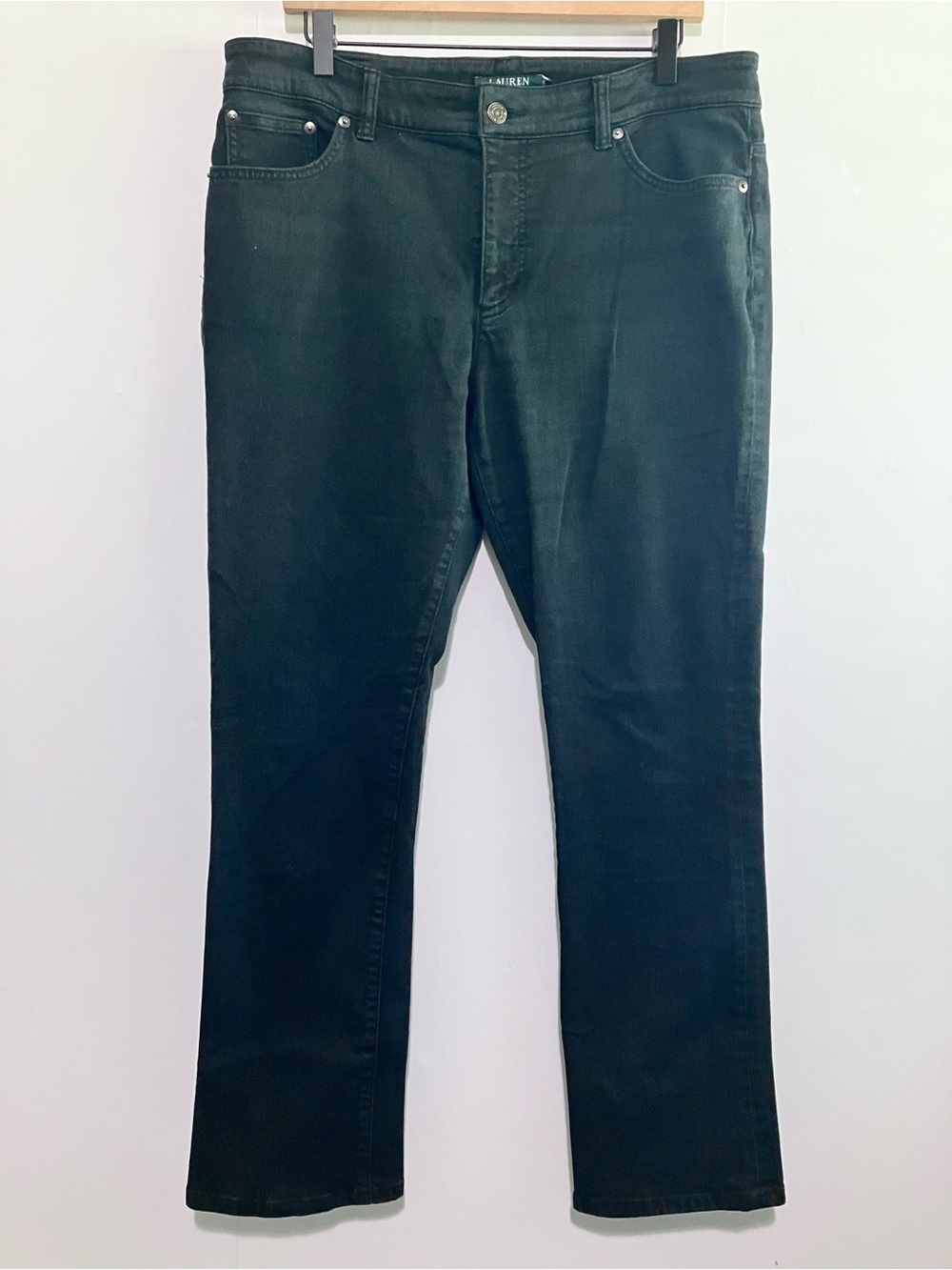 Lauren Ralph Lauren Black Premier Straight Jeans